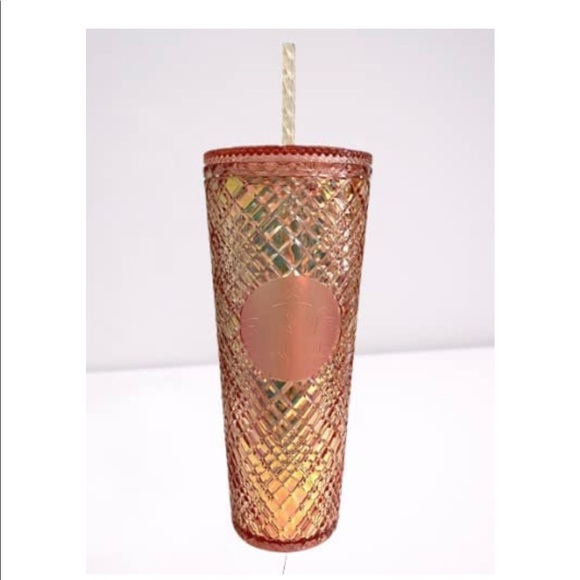Starbucks Holiday 2021 Limited Edition Tumbler - Venti - Rose Gold/Peach Tone